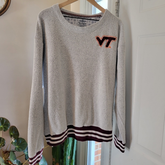 Royce Apparel Other - Virginia Tech Hokies Novelist‎ Speckle Fleece Pullover Sweatshirt, Size 2XL
